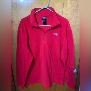 SOLD!! The North face 1/4 zip sweater